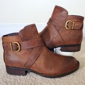 Born Trinculo Women's Leather Ankle Boots 7.5